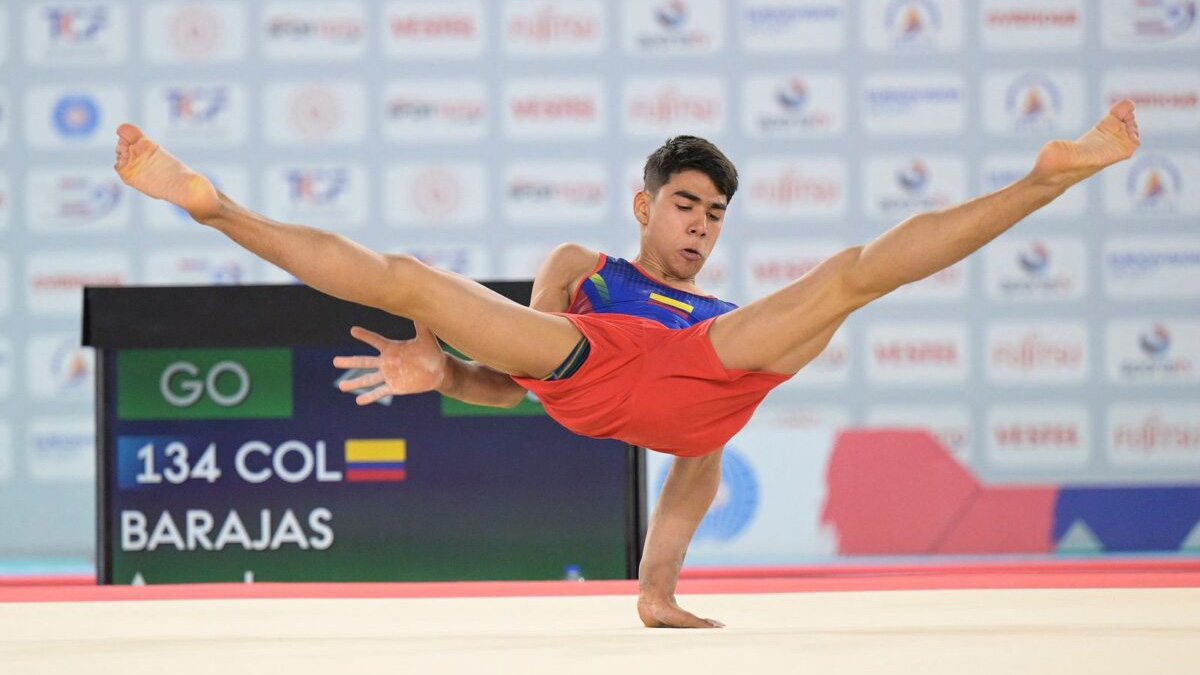 Ángel Barajas gimnasta colombiano a París 2024