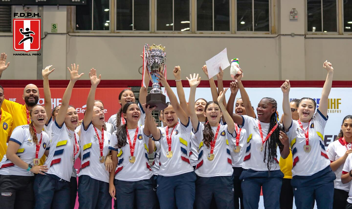 Colombia campeón del Suramericano Trophy Junior de balonmano